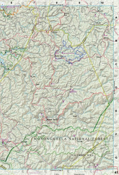 West Virginia Atlas & Gazetteer Page 41 Preview 1