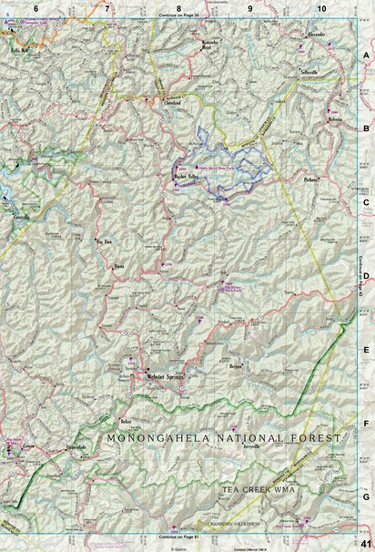 West Virginia Atlas & Gazetteer Page 41 Preview 1
