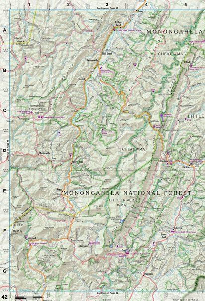West Virginia Atlas & Gazetteer Page 42 Preview 1
