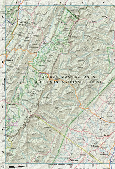 West Virginia Atlas & Gazetteer Page 44 Preview 1