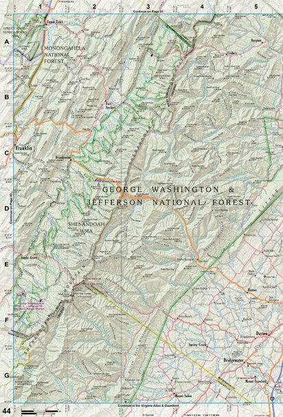 West Virginia Atlas & Gazetteer Page 44 Preview 1