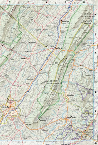 West Virginia Atlas & Gazetteer Page 45 Preview 1
