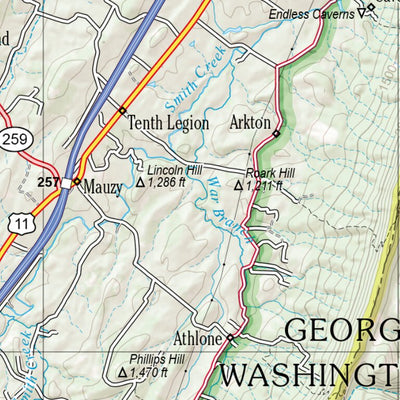 West Virginia Atlas & Gazetteer Page 45 Preview 2