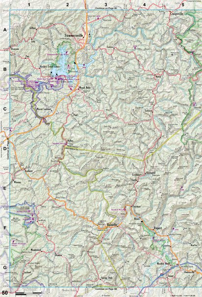 West Virginia Atlas & Gazetteer Page 50 Preview 1
