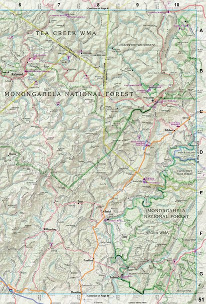West Virginia Atlas & Gazetteer Page 51 Preview 1