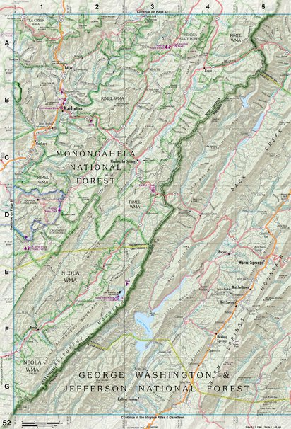 West Virginia Atlas & Gazetteer Page 52 Preview 1