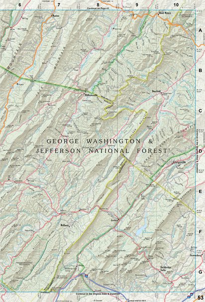 West Virginia Atlas & Gazetteer Page 53 Preview 1