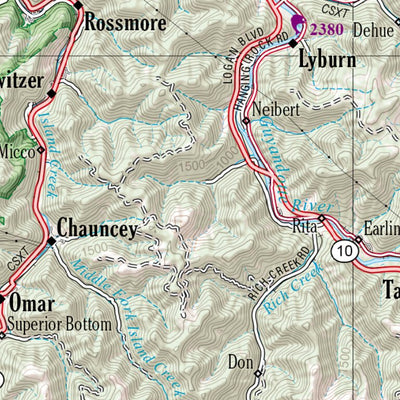 West Virginia Atlas & Gazetteer Page 55 Preview 3