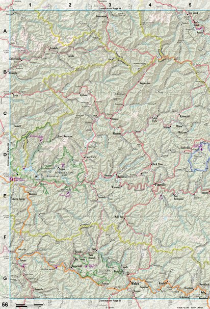 West Virginia Atlas & Gazetteer Page 56 Preview 1