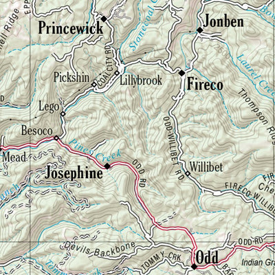 West Virginia Atlas & Gazetteer Page 57 Preview 2