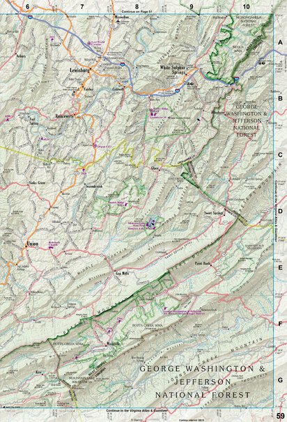 West Virginia Atlas & Gazetteer Page 59 Preview 1