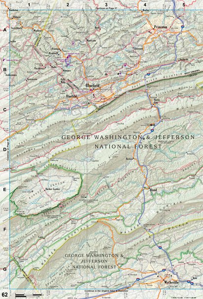West Virginia Atlas & Gazetteer Page 62 Preview 1