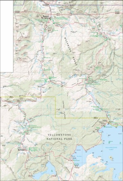 WY Yellowstone Detail Map Preview 1