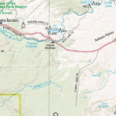 WY Yellowstone Detail Map Preview 2