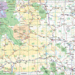 Wyoming Atlas & Gazetteer Overview Map Preview 1