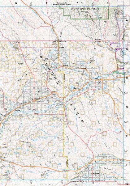 Wyoming Atlas & Gazetteer Page 13 Preview 1
