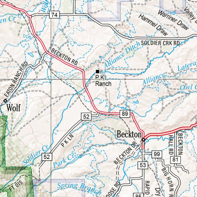 Wyoming Atlas & Gazetteer Page 15 Preview 2