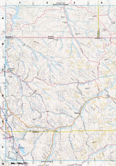 Wyoming Atlas & Gazetteer Page 16 Preview 1