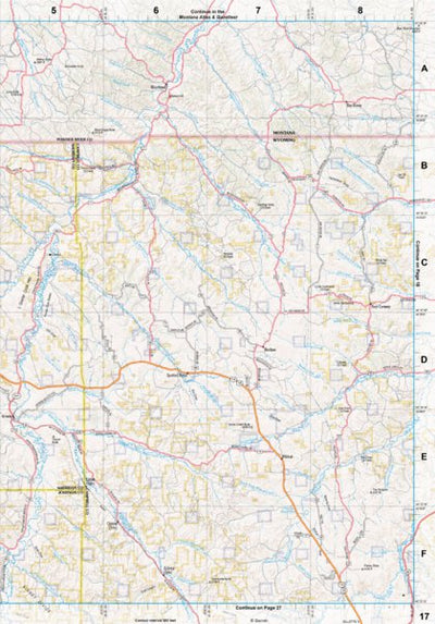 Wyoming Atlas & Gazetteer Page 17 Preview 1