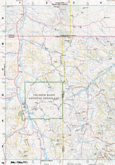 Wyoming Atlas & Gazetteer Page 18 Preview 1