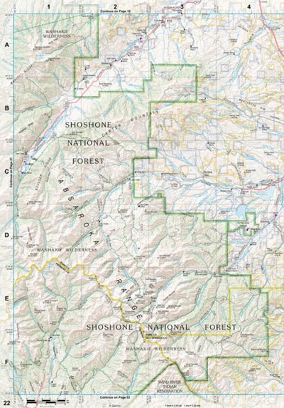 Wyoming Atlas & Gazetteer Page 22 Preview 1