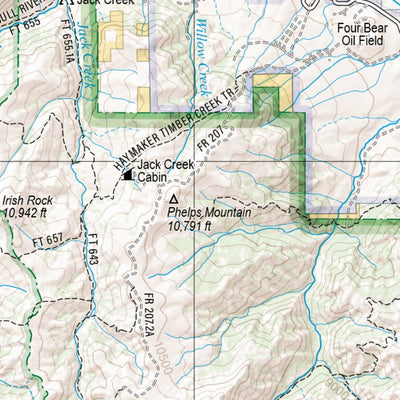 Wyoming Atlas & Gazetteer Page 22 Preview 2