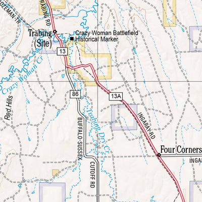 Wyoming Atlas & Gazetteer Page 26 Preview 2