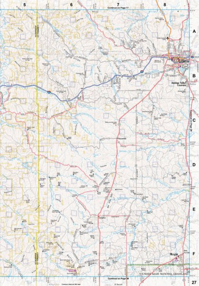 Wyoming Atlas & Gazetteer Page 27 Preview 1
