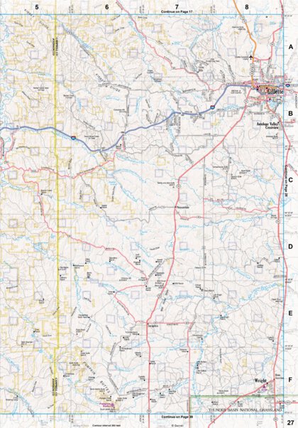 Wyoming Atlas & Gazetteer Page 27 Preview 1