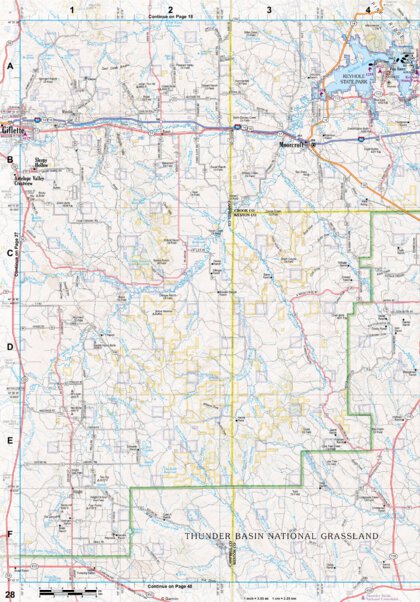 Wyoming Atlas & Gazetteer Page 28 Preview 1