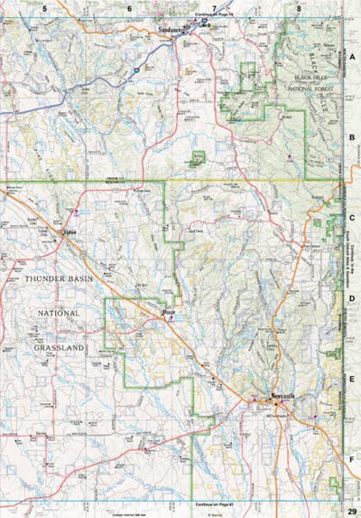 Wyoming Atlas & Gazetteer Page 29 Preview 1