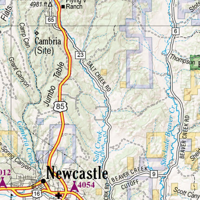 Wyoming Atlas & Gazetteer Page 29 Preview 3