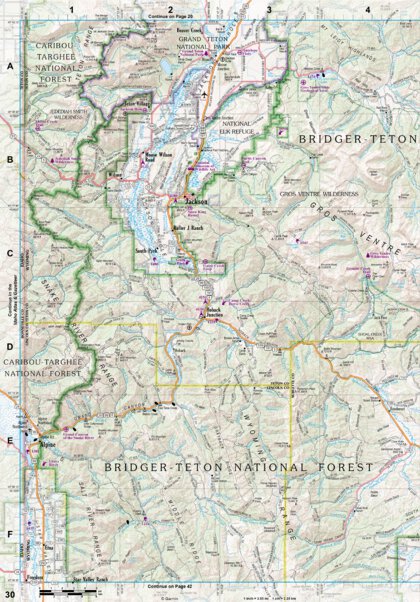 Wyoming Atlas & Gazetteer Page 30 Preview 1