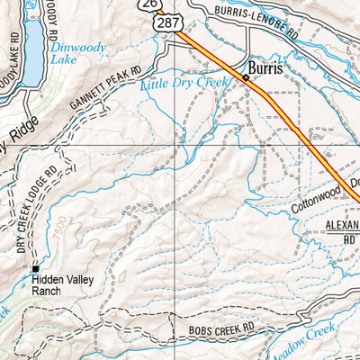 Wyoming Atlas & Gazetteer Page 32 Preview 2