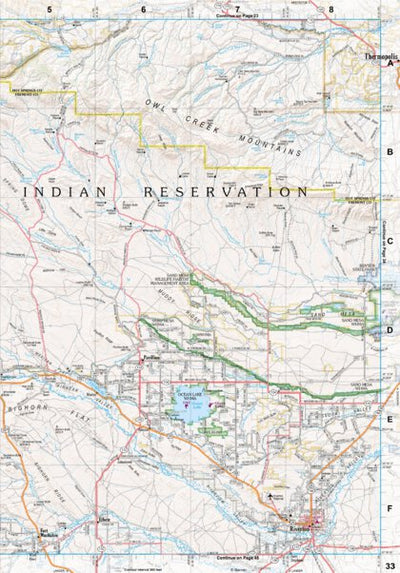 Wyoming Atlas & Gazetteer Page 33 Preview 1