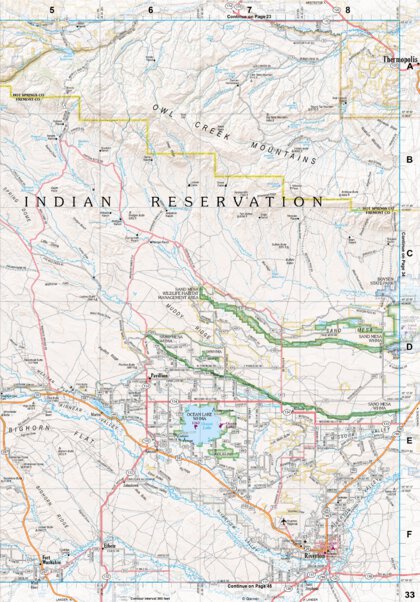 Wyoming Atlas & Gazetteer Page 33 Preview 1