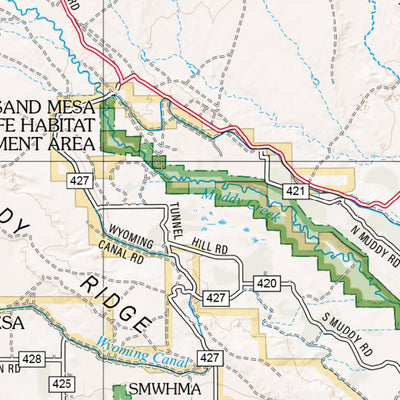 Wyoming Atlas & Gazetteer Page 33 Preview 2