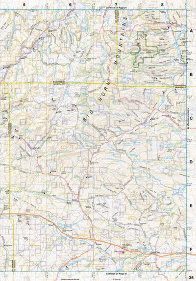 Wyoming Atlas & Gazetteer Page 35 Preview 1