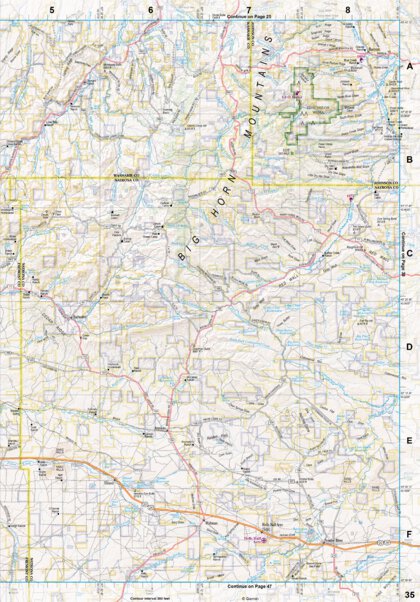 Wyoming Atlas & Gazetteer Page 35 Preview 1