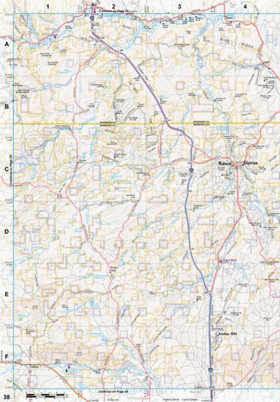 Wyoming Atlas & Gazetteer Page 38 Preview 1