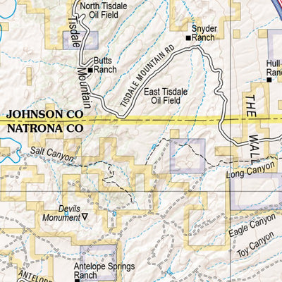 Wyoming Atlas & Gazetteer Page 38 Preview 3