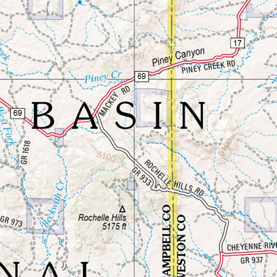 Wyoming Atlas & Gazetteer Page 40 Preview 3