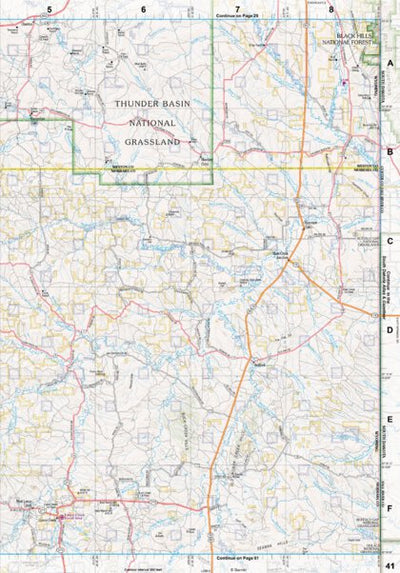 Wyoming Atlas & Gazetteer Page 41 Preview 1