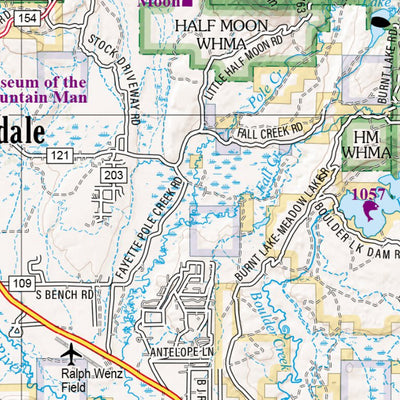 Wyoming Atlas & Gazetteer Page 43 Preview 3