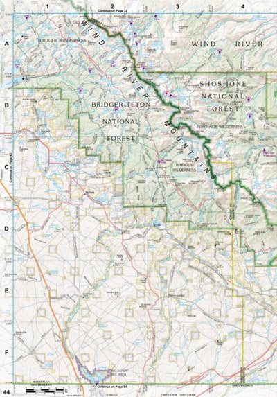 Wyoming Atlas & Gazetteer Page 44 Preview 1