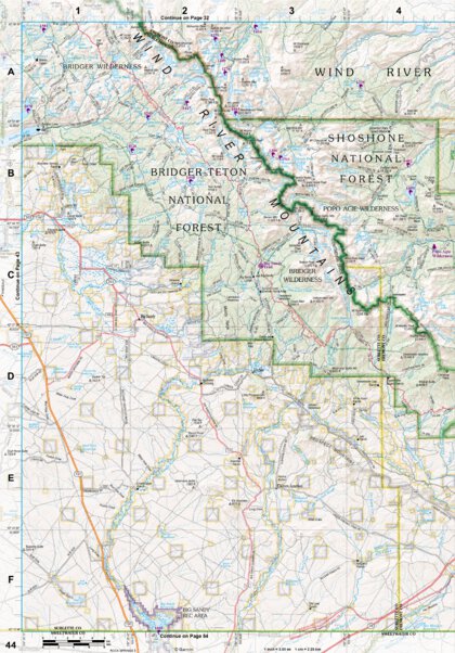 Wyoming Atlas & Gazetteer Page 44 Preview 1