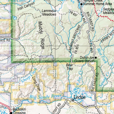 Wyoming Atlas & Gazetteer Page 44 Preview 2