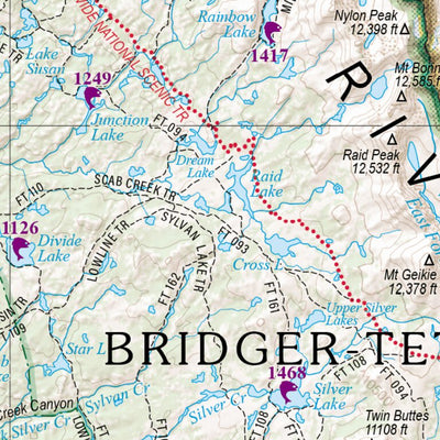 Wyoming Atlas & Gazetteer Page 44 Preview 3