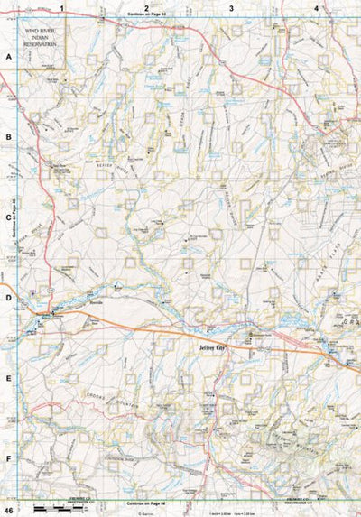 Wyoming Atlas & Gazetteer Page 46 Preview 1