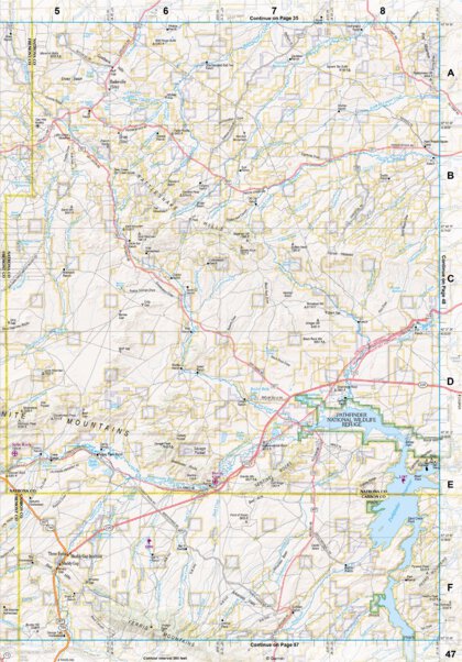Wyoming Atlas & Gazetteer Page 47 Preview 1